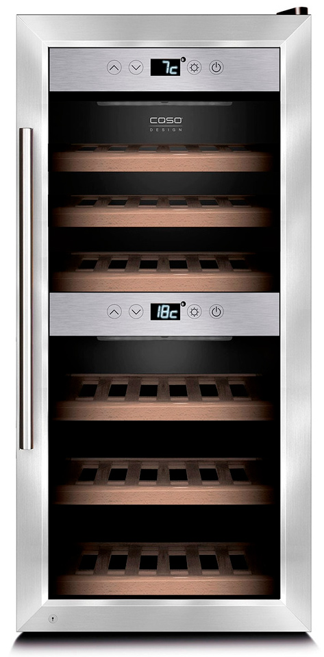 Винный шкаф двухзонный Caso WineComfort 240 Smart