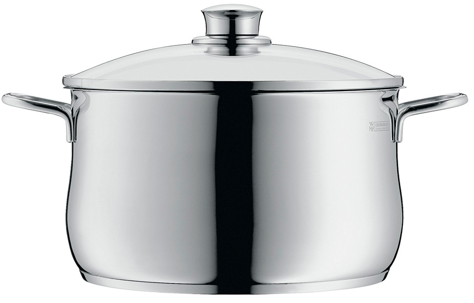Высокая кастрюля WMF 07.3421.6040 20 см Diadem Plus Cromargan® 18/10 нержавеющая сталь