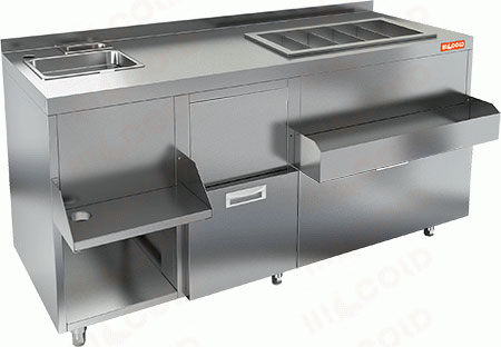 Барная станция коктейльная закрытая Hicold НБМКС-15/7БПК