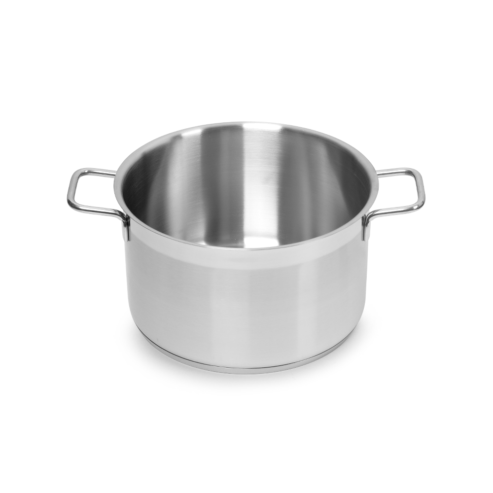 Кастрюля Luxstahl 5л нерж.тройное дно d=235 h=130, ИНДУКЦИЯ, серия "Satin"
