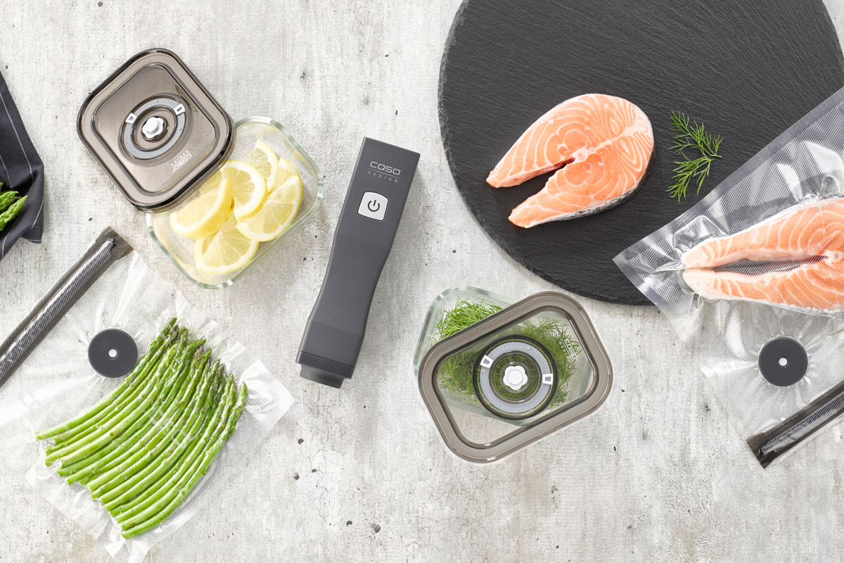 Вакуумный упаковщик бескамерный Caso Vacu OneTouch Eco-Set