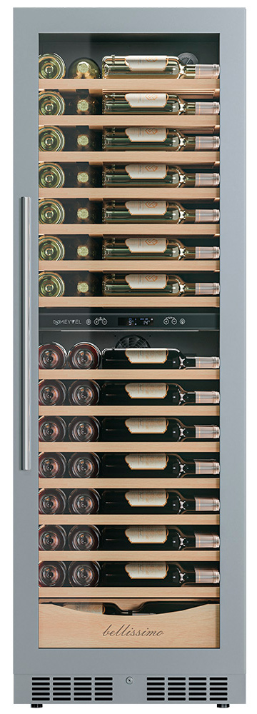 Винный шкаф двухзонный Meyvel MV110-KST2 (Slim)