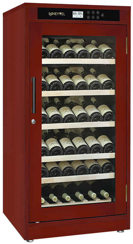 Винный шкаф монотемпературный Meyvel MV69-WM1-M (Mahogany)