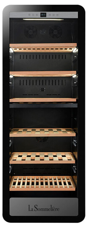 Винный шкаф двухзонный La Sommeliere APOGEE250DZ