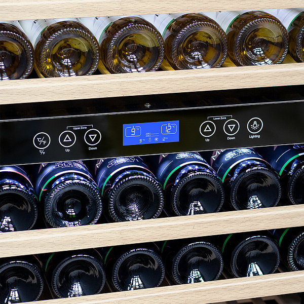Винный шкаф двухзонный Meyvel MV160-KBT2