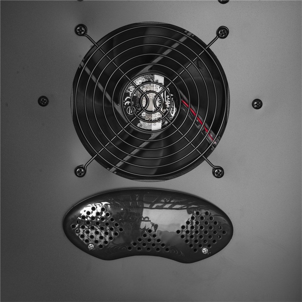 Винный шкаф монотемпературный Tefcold TFW200-S черный, рама двери нерж.