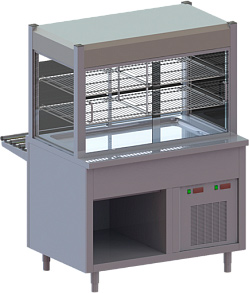 Витрина для холодных блюд Apach Chef Line LDRS7SL2W15OCF