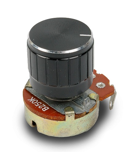 Потенциометр 250K в сборе с ручкой Hualian Machinery для KZB-10 (00-00006481)