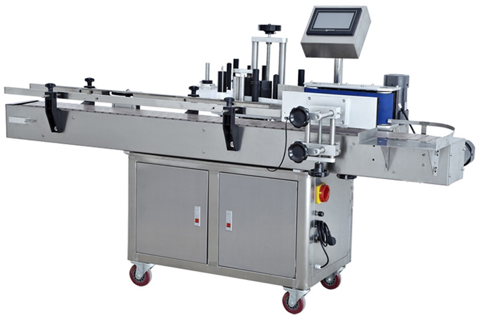 Автоматический этикетировщик для круглой тары Hualian Machinery HLMT-200