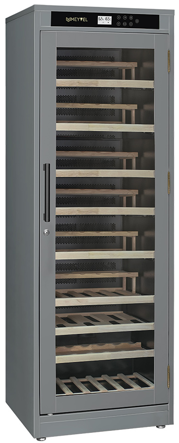 Винный шкаф монотемпературный Meyvel MV102-WG1-M (Grey Quartz)