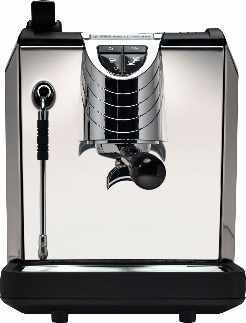 Рожковая кофемашина Nuova Simonelli Oscar II заливная черная+профессиональный прессостат (174654)