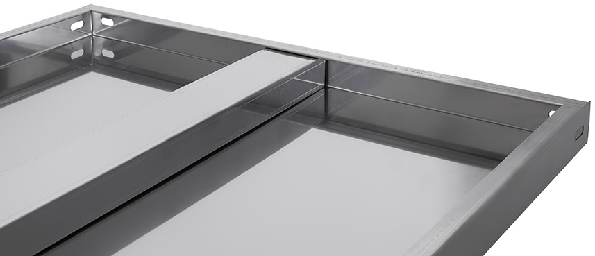 Стеллаж Luxstahl СР-1800х1200х500/4 нержавеющая сталь