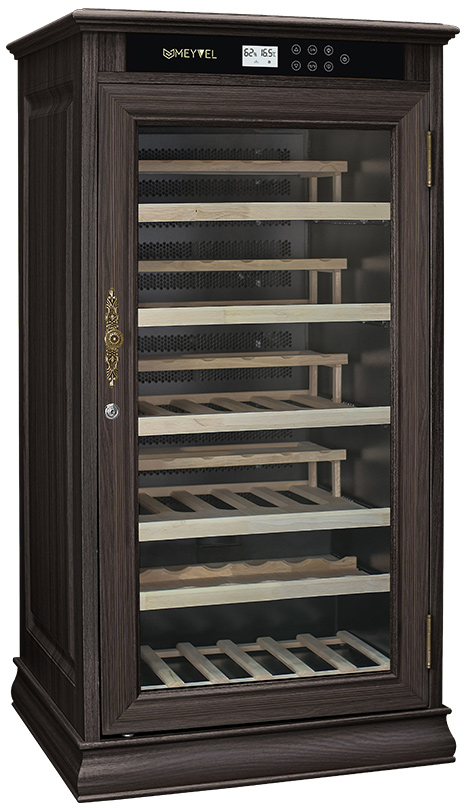 Винный шкаф монотемпературный Meyvel MV69-WD1-C (Dark Chocolate)