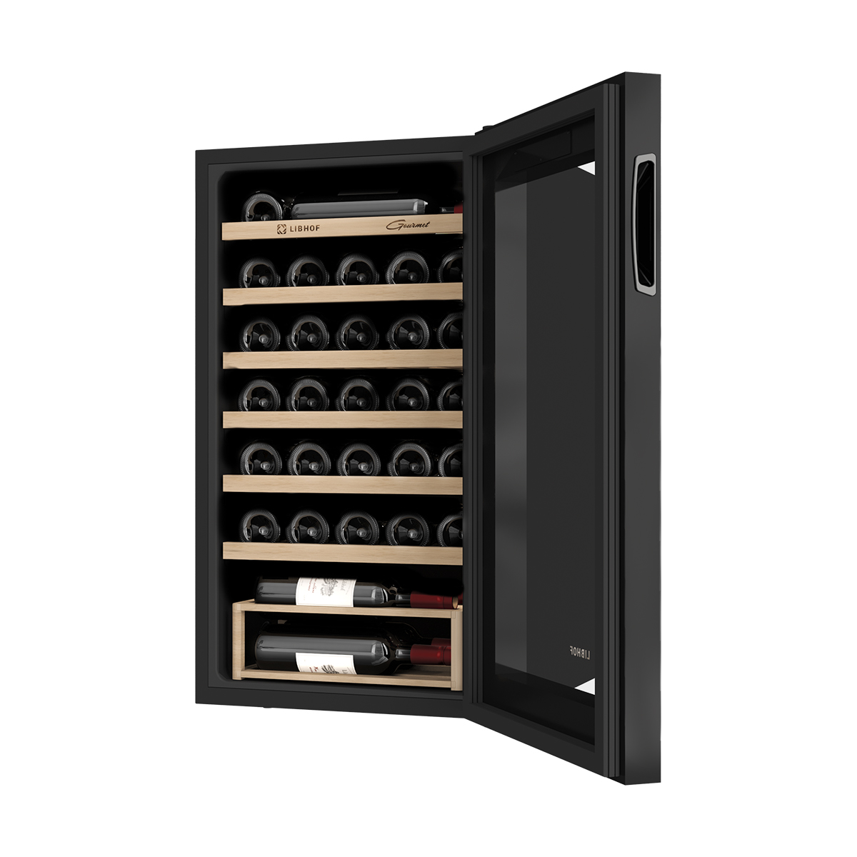 Винный шкаф монотемпературный Libhof GM-33 black