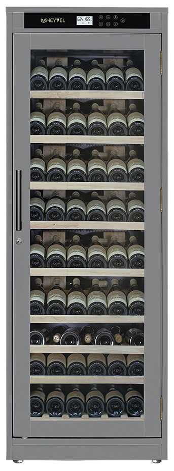 Винный шкаф монотемпературный Meyvel MV102-WG1-M (Grey Quartz)