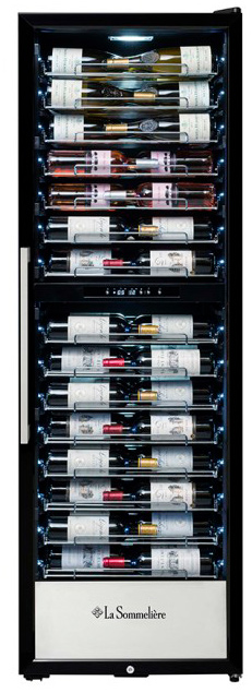 Винный шкаф двухзонный La Sommeliere PRO160DZN