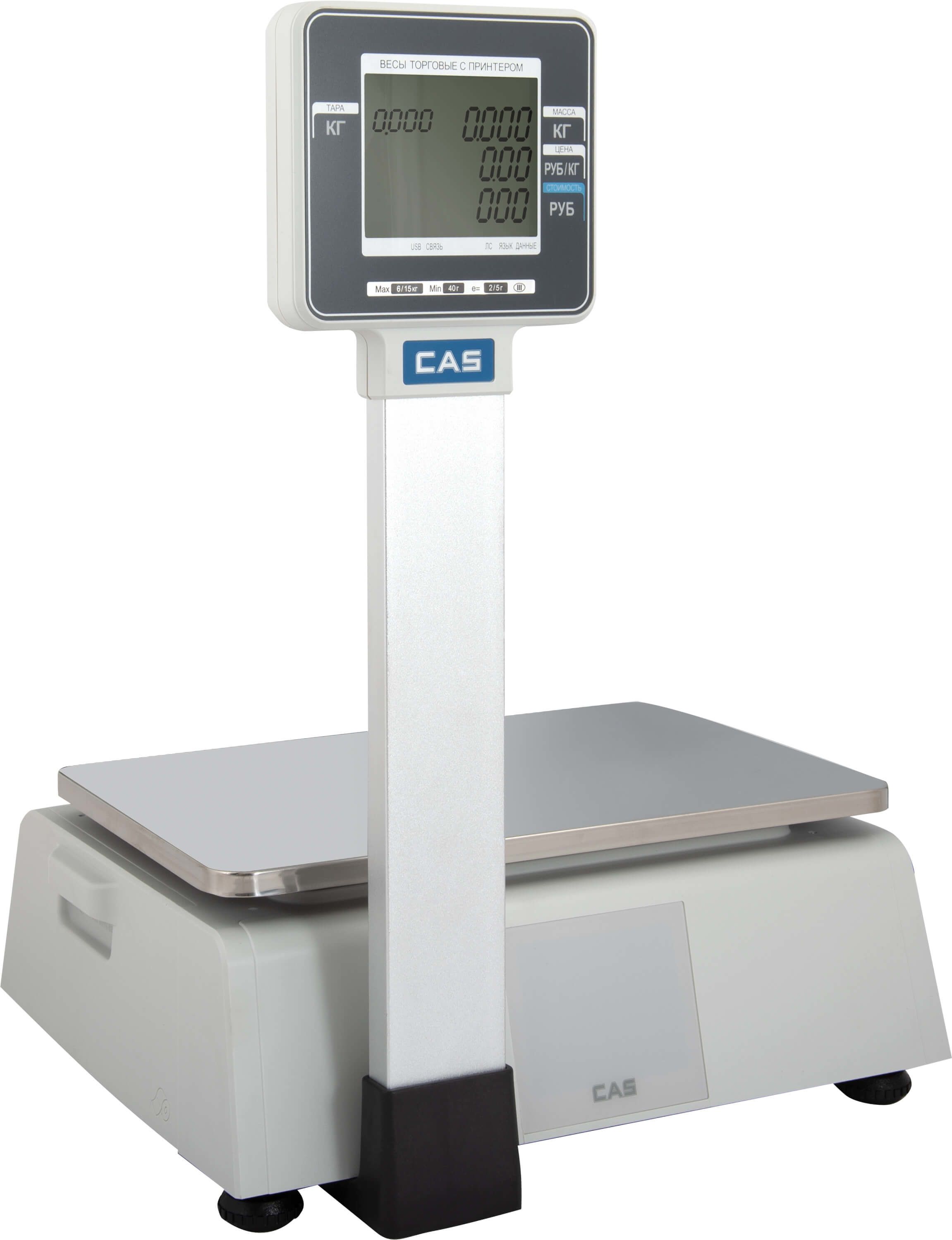 Весы торговые Cas CL3000J-15P TCP-IP