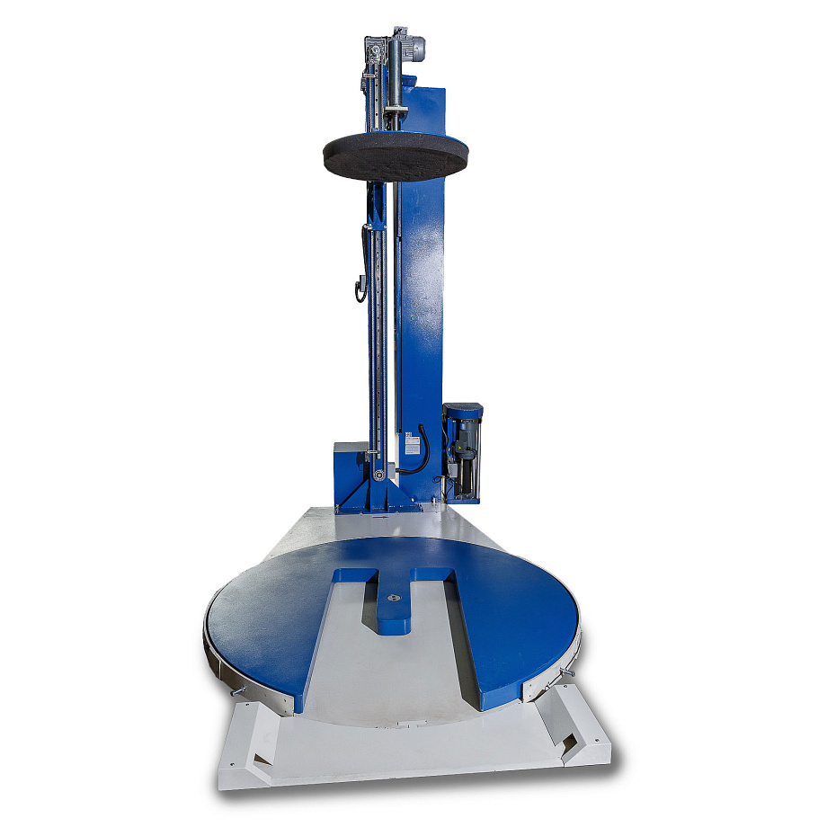 Паллетоупаковщик Hualian Machinery HL-1650FP с E-платформой Про (с моторизированной кареткой, с прижимом)