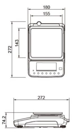 Весы лабораторные Cas XE-1500