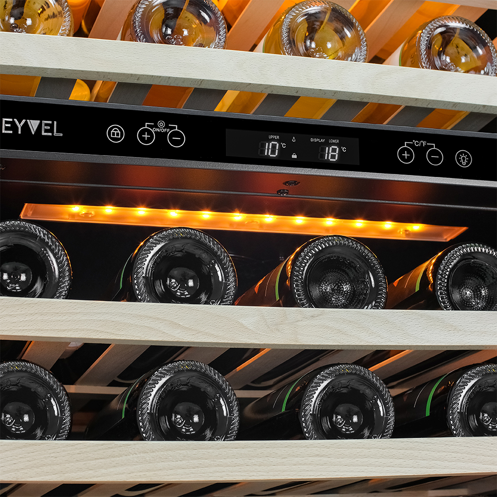 Винный шкаф двухзонный Meyvel MV46NH-KWT2
