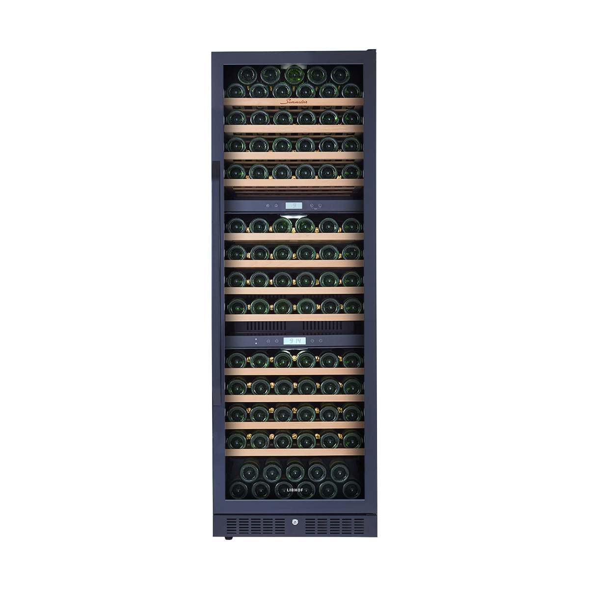 Винный шкаф мультитемпературный Libhof SOT-152 Black