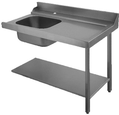 Стол с мойкой Apach Chef Line L80206