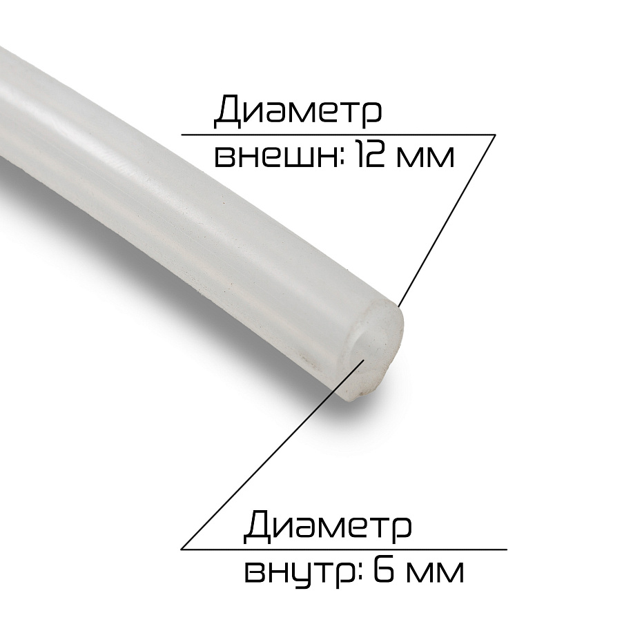 Силиконовый шланг Hualian Machinery для DZ-510\2SA (ф12*ф6) (00000002247)
