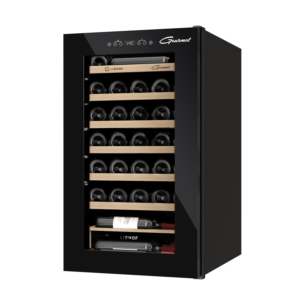 Винный шкаф монотемпературный Libhof GM-33 black