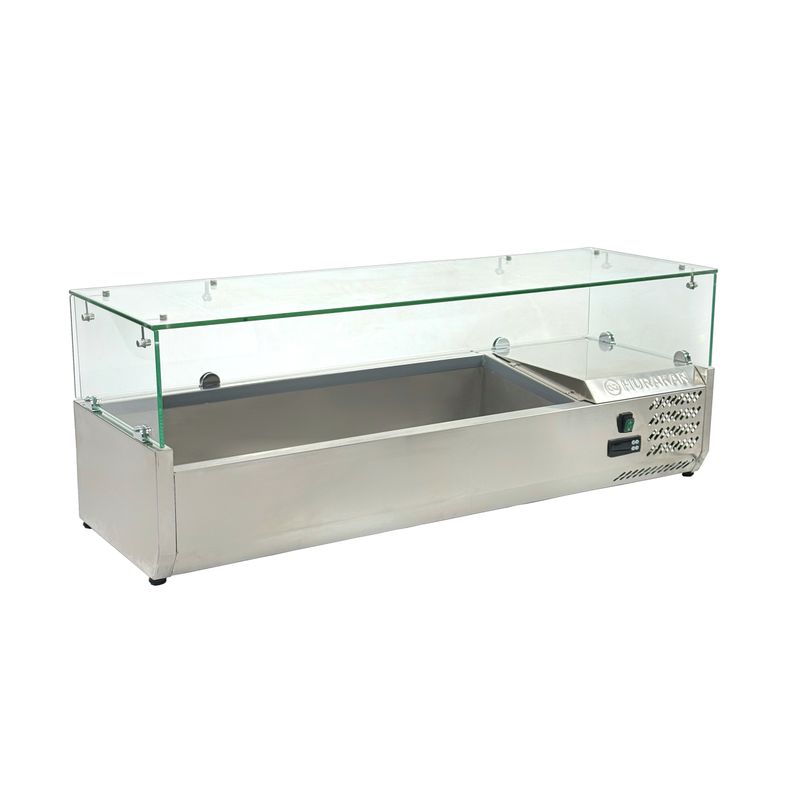 Холодильная витрина для ингредиентов Hurakan HKN-VRX1200/380