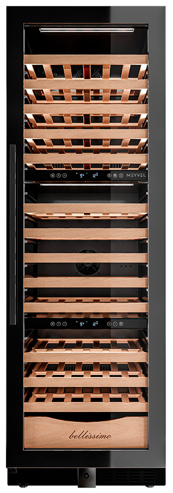 Винный шкаф трехзонный Meyvel MV154PRO-KBT3