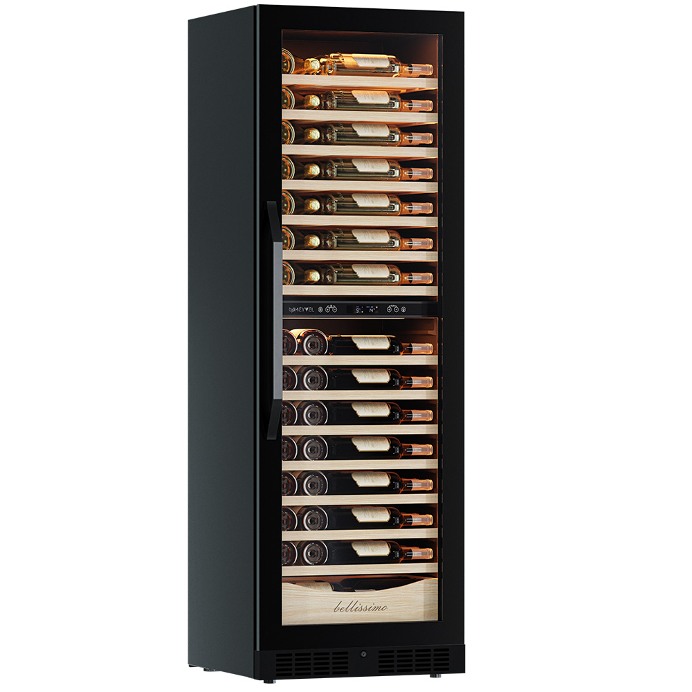 Винный шкаф двухзонный Meyvel MV110-KBT2 (Slim)