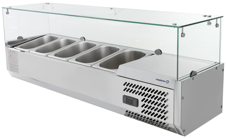Холодильная витрина для ингредиентов Foodatlas RT-1200/330
