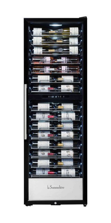 Винный шкаф двухзонный La Sommeliere PRO160DZ