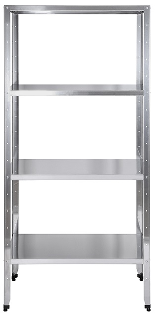 Стеллаж Luxstahl СР-1800х600х400/4 нержавеющая сталь