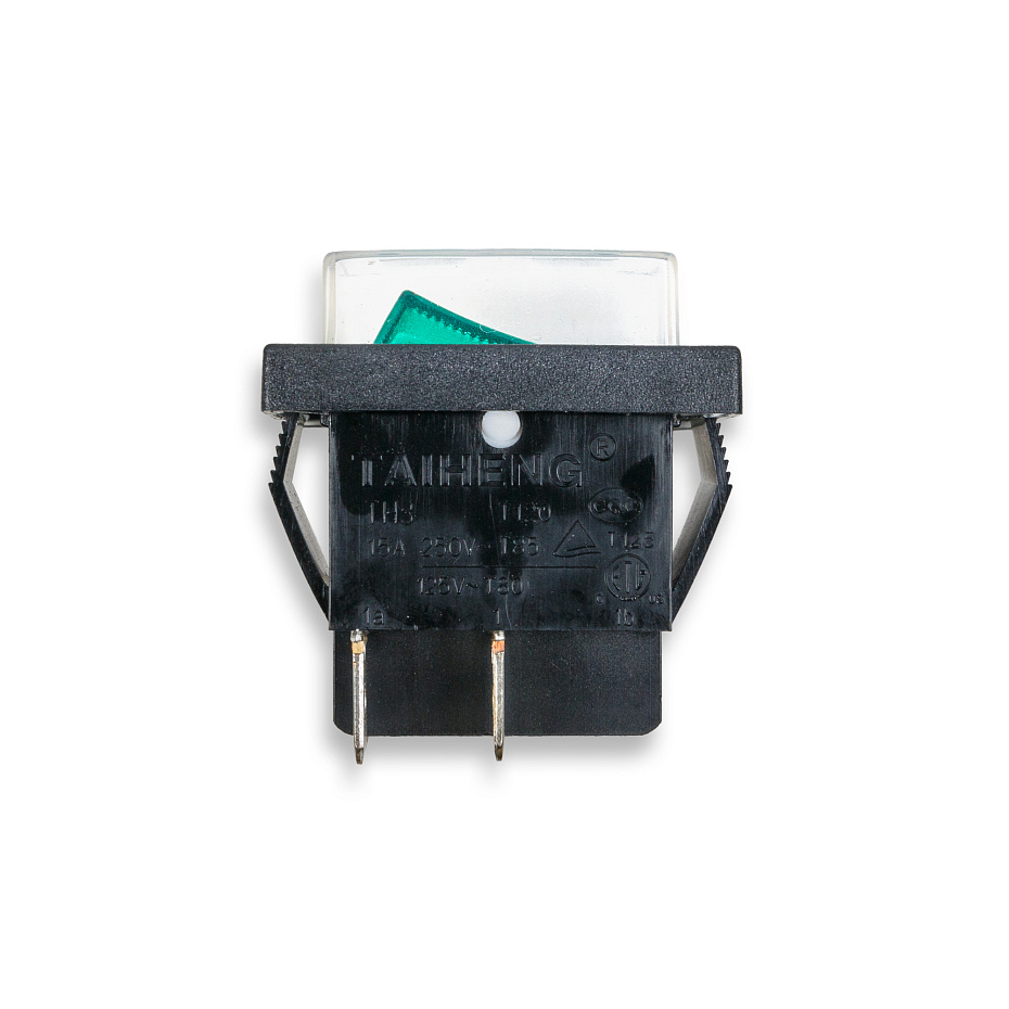 Кнопка для подовой печи Hualian Machinery для YXD-60C (зелёная) (00-00004102)