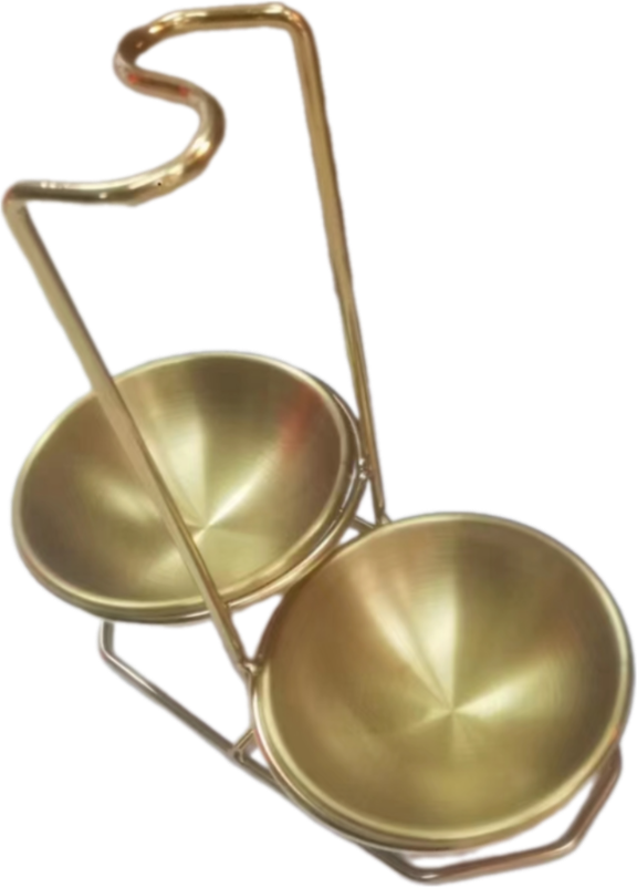 Подставка для половника и шумовки Crazy Pan золото
