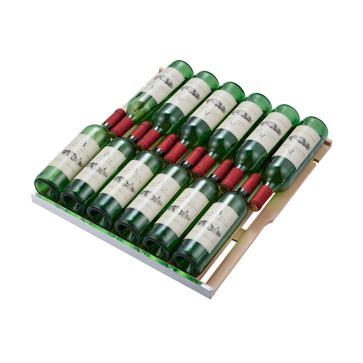 Винный шкаф двухзонный Libhof SRD-94 White