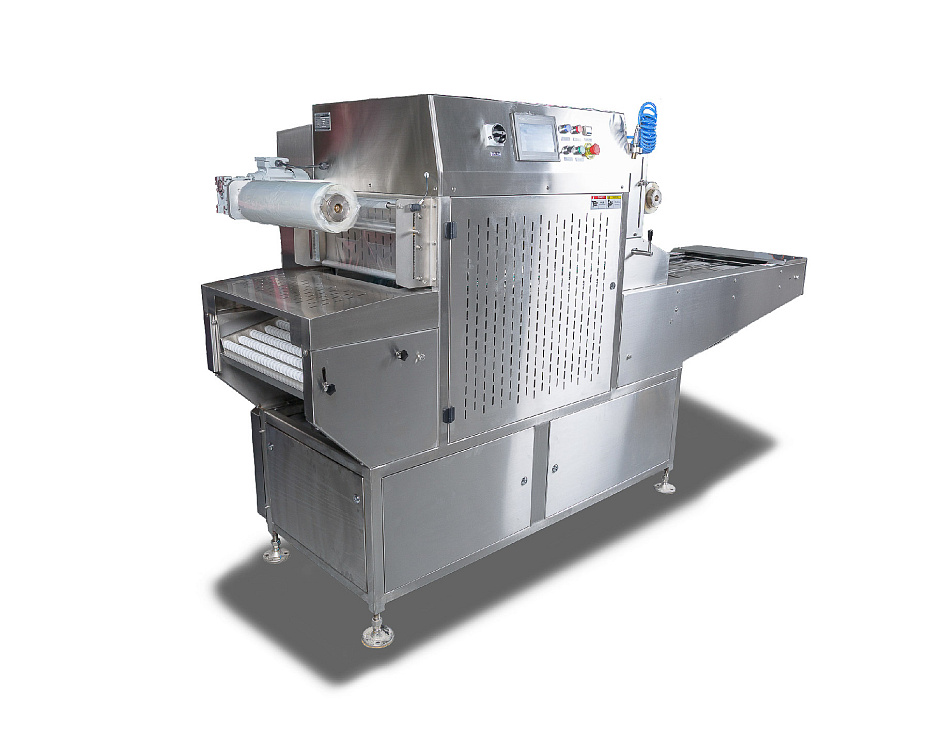 Запайщик лотков Hualian Machinery HVT-450A/2 (нерж., лоток 210х148) с функцией вакуумной газации