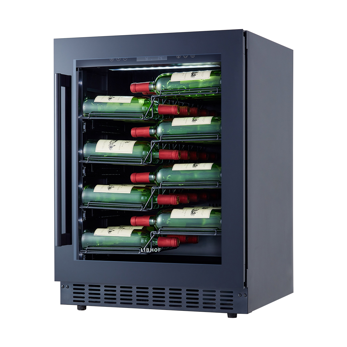 Винный шкаф монотемпературный Libhof EZ-36 black