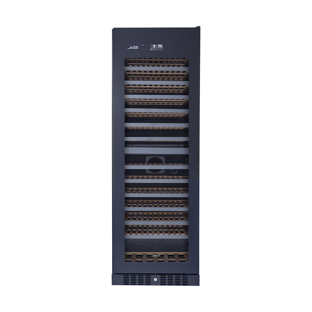 Винный шкаф двухзонный Libhof SRD-164 Black