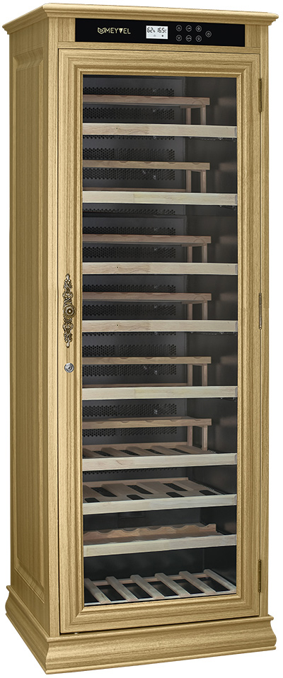 Винный шкаф монотемпературный Meyvel MV102-WO1-C (Northern Oak)