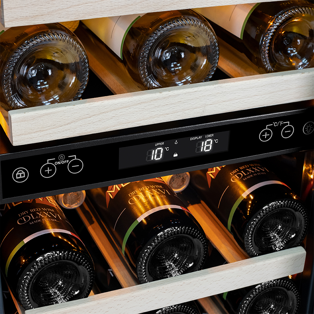 Винный шкаф двухзонный Meyvel MV28NH-KWT2