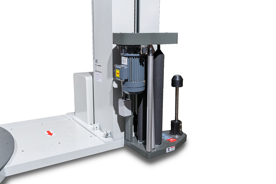 Паллетоупаковщик Hualian Machinery HL-1500 Эко с моторизированной кареткой с престрейчем
