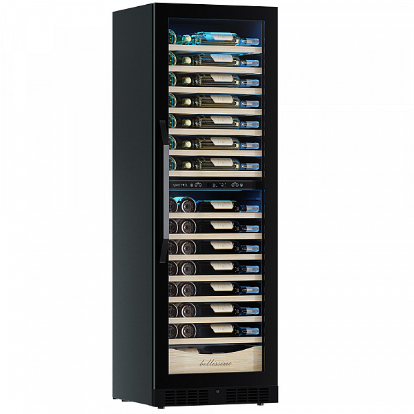 Винный шкаф двухзонный Meyvel MV110-KBT2 (Slim)