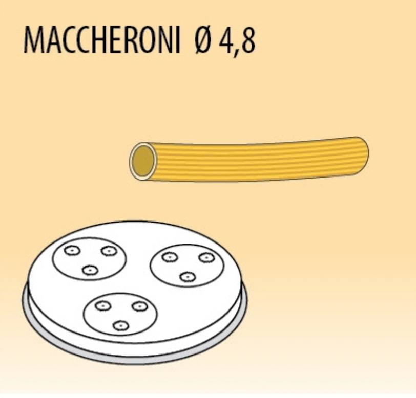 Насадка Fimar ACTRMPF65 Maccheroni 4,8 mm (MPF 2,5/MPF 4)
