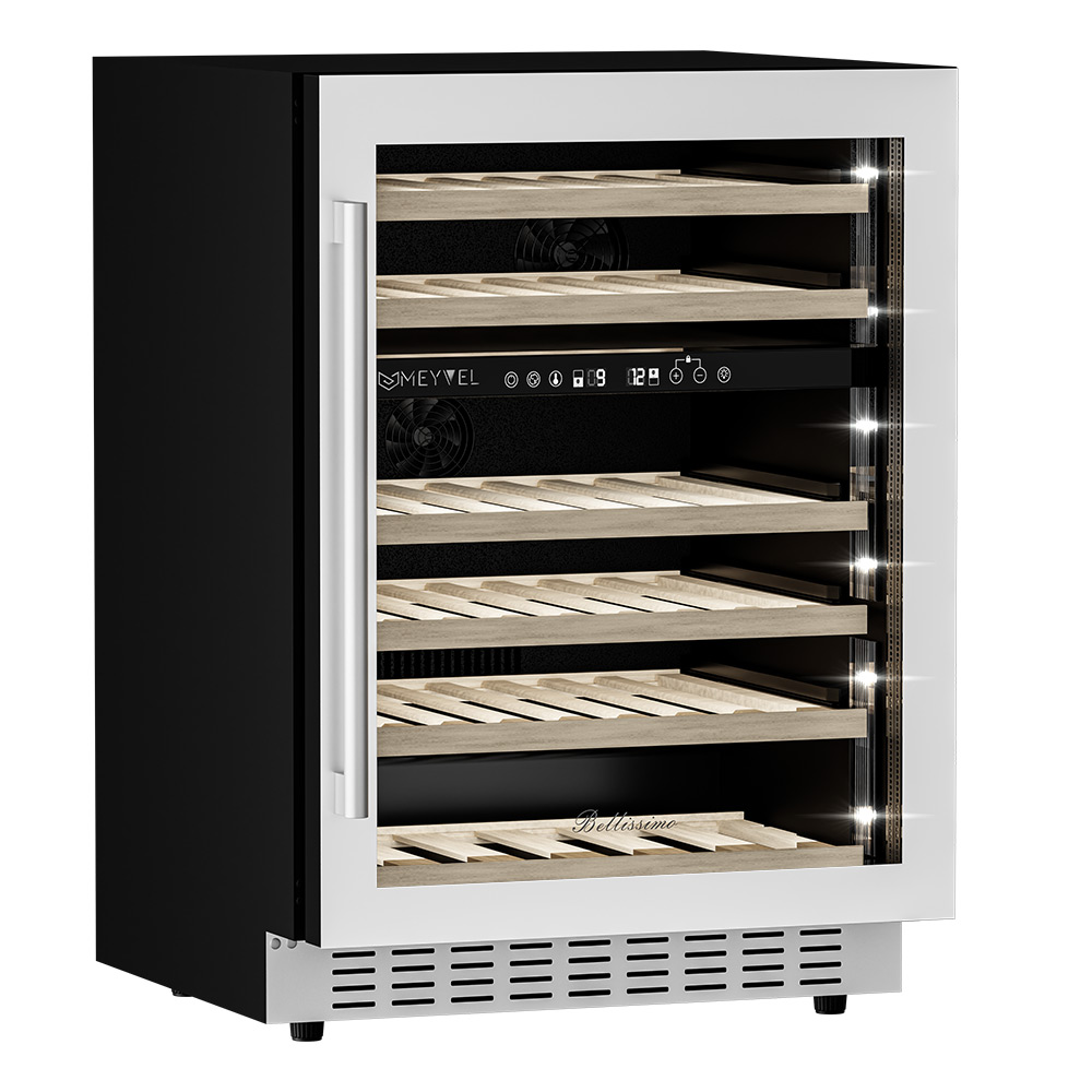 Винный шкаф двухзонный Meyvel MV46PRO-KWT2