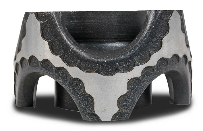 Матрица формующая Hualian Machinery для JGL-135-5B (100*52*8, 14-15 гр., волнистый край тип 2) (00-00012443)