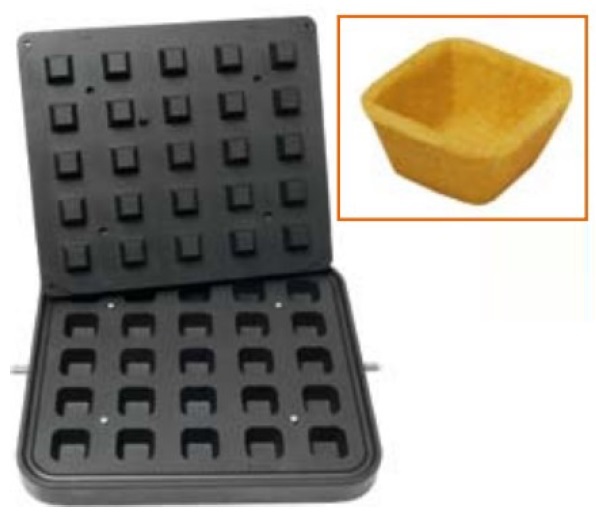 Форма для приготовления тарталеток Kocateq DH Tartmatic Plate 37