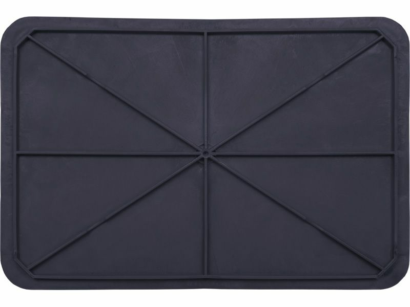 Ящик колбасный Luxstahl 600х400х250(260) мм перфорированные бока, сплошное дно, ПЭНД [ЯК-253]