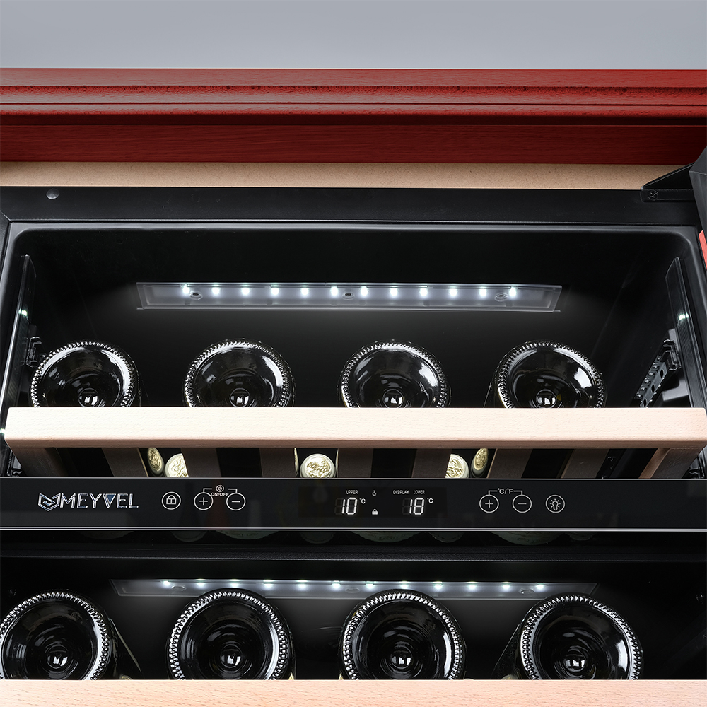 Винный шкаф Meyvel MV46PRO-KBT2 (Спелая вишня)
